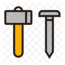 Hammer Nagel  Symbol