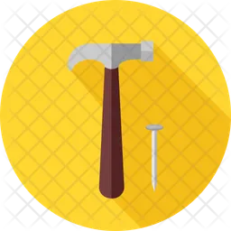 Hammer nail  Icon