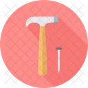 Hammer Nail Construction Hammer Icon