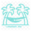 Hammock Tropical Summer Icon
