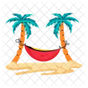 Coastal Cradle Hammock Beach Swing Symbol