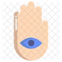 Hamsa Hamsa Hand Hand With Eye Icon
