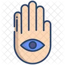 Hamsa Mano De Hamsa Mano Con Ojo Icono