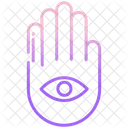 Hamsa Hamsa Hand Hand With Eye Icon
