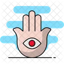 Hamsa Amulet Eye Icon