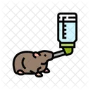 Hamster Drink Water Icon