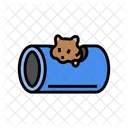 Hamster Tunnel Pet Icon