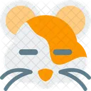 Hamster Closed Eyes Icon