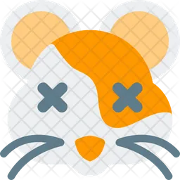 Hamster Death Emoji Icon