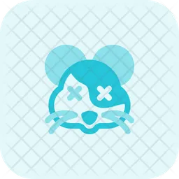 Hamster Death Emoji Icon