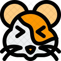 Hamster schielen Emoji Symbol