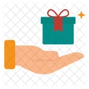 Christmas Icons Hand Gift Icon