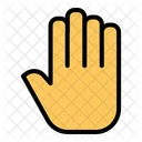 Hand Print Biometric Hand Scanner Icon