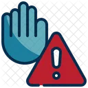 Hand Push Caution Icon
