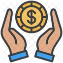 Gambling Casino Hand Icon