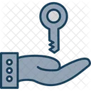 Hand Key Handover Key Icon