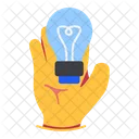 Hand Idea Raise Icon