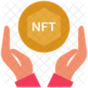 Non Fungible Token Nft Icono