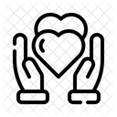 Hand Heart Love Icon