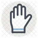 Hand Glove Construction Icon