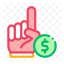 Hand Sign Money Icon