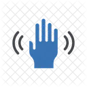 Hand Scanning Security Icon
