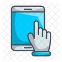 Hand Tech Ipad Icon