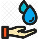 Hand Water Icon