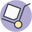 Hand Trolley Truck Icon