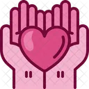 Hand Give Charity Icon