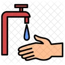Hand Wash Water Hygene Icon