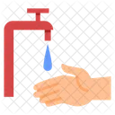 Hand Wash Water Hygene Icon