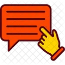 Hand Chat Conversation Icon