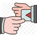 Hand Sleight Cards Icon