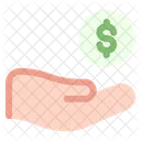 Hand Debt Money Icon