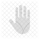 Hand Palm Gesture Icon
