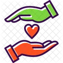 Hand Love Charity Icon