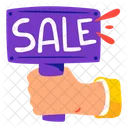Hand Sale Discount Icon