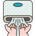 Hand Dryer Blowing Icon