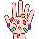 Hand Germs Microbes Icon