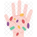 Hand Germs Microbes Icon