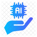 Hand Gestures Artificial Intelligence Icon