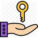 Hand Key Handover Key Icon