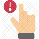 Hand Alert Hand Alert Icon