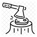 Hand Axe Cutter Tool Icon
