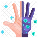 Hand Hand Bacteria Bacteria Icon