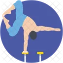 Hand Balancing Gymnast Icon