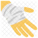 Hand Bangadge Hand Injury Injured Body Part Icon