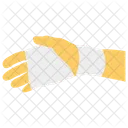 Hand Bangadge Hand Injury Injured Body Part Icon