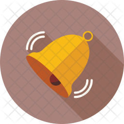 Hand bell Icon - Download in Flat Style